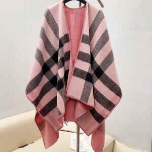 Burberry Reversible Cashmere Shawl Wrap